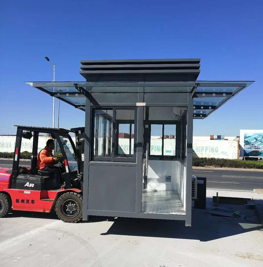 青島保稅港區(qū)國際冷鏈交易中心崗亭案例